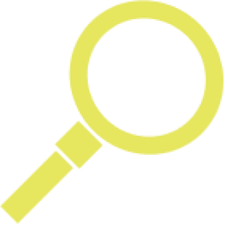 Search icon in yellow